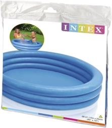 Opblaasbaar kinderbadje Intex Crystal Blue 114 × 25 cm