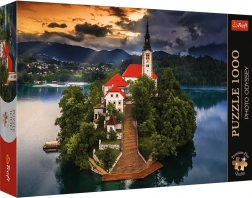 Puzzle TREFL Premium Plus Photo Odyssey – Meer van Bled, 1000 stukjes