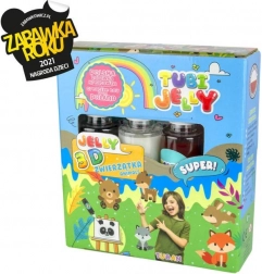 Set Tubi Jelly 3 kleuren – diertjes