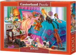Puzzel 1000 stukjes - Stoute puppy’s