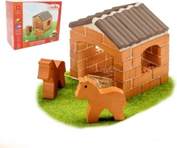 Teifoc bouwset Kleine stal in doos 18x15x8cm