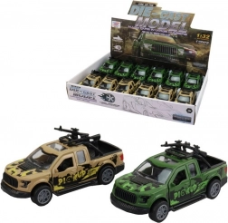 Auto met metalen constructie en terugloop