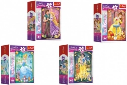 Mini puzzel DISNEY PRINCESS 54 stukjes – 4 motieven
