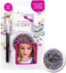 Lukky glinsterende bodygel met applicator