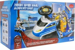 Interactieve politie-rijtrein voor kinderen 3+