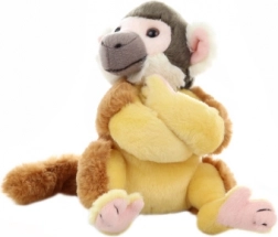 Pluche doodshoofdaapje 18 cm eco-friendly