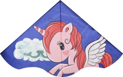 Delta-vlieger met eenhoornmotief