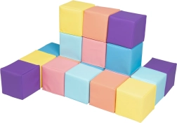2Kids Toys schuimblokken pastel (18 stuks)