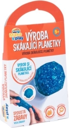 Set voor het maken van een stuiterbal – blauw