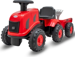 Kinderloopauto tractor met aanhanger en gereedschap Baby Mix Benny – rood
