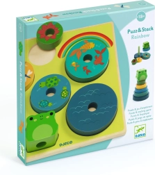Puzz & Stack Regenboog van Djeco