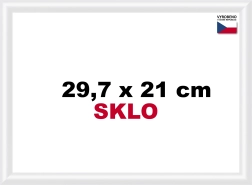 Kunststof witte lijst 29,7x21 cm A4