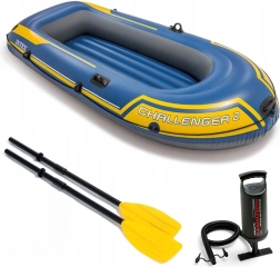 Opblaasbare boot INTEX Challenger 2 voor 2 personen