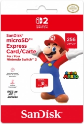 microsd express kaart 256 gb sandisk pro nintendo switch