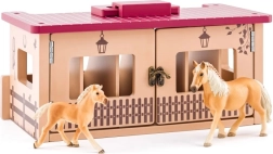 FAUNICA houten paardenstal met 6 boxen