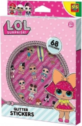 Glitterstickers L.O.L. – set van 68 stickers