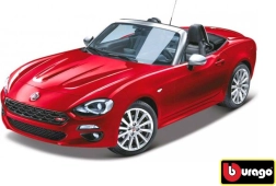 Bburago Fiat 124 Spider rood 1:24 model