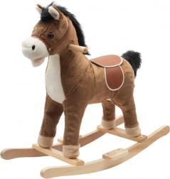 Hobbelpaard met melodie PlayTo bruin