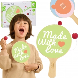 Klassieke Paddle Ball van Classic World voor kinderen 3+