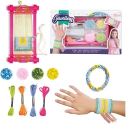 Creatieve set: maak je eigen armband met kralen in doos 25x15x3 cm