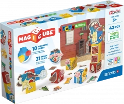 Geomag Magicube De drie biggetjes – magnetische blokken en clips