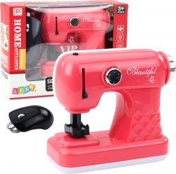 Kindernaaimachine met muis, verlicht, roze