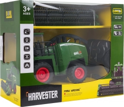 Groene RC-combine met rookeffect 1:24