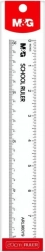 Transparante plastic liniaal M&G 20 cm