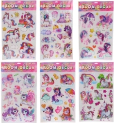 Zelfklevende wanddecoratie met eenhoornmotief