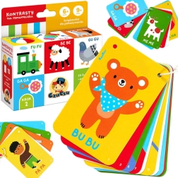 CzuCzu contrastboekje aan koord 6m+ 9m+