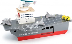 Vilac houten vliegdekschip met accessoires