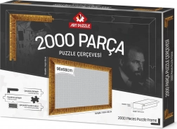 Gouden puzzel lijst 96x68cm