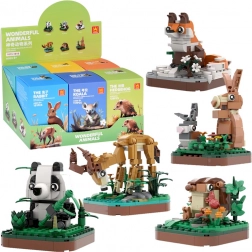 Technische bouwsets – serie Wilde landdieren (minisets 100+ stukjes)