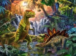 Puzzel In het Rijk van de Dinosaurussen XXL 100 stukjes