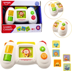 Interactieve kinderconsole met kaartjes, lichtjes en geluiden