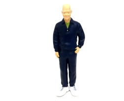 Figur man in trainingspak 13,6 cm