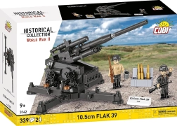 Bouwset 10,5 cm Flak 39 – zwaar luchtafweerkanon (339 onderdelen)
