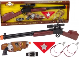 Cowboyset van de sheriff – geweer en revolver voor kinderen