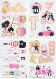 Waterdichte Herbruikbare Barbie-stickers