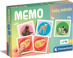 Memo spel jonge dieren CLEMENTONI