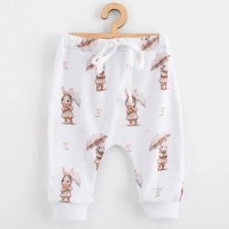 baby joggingbroek van katoen New Baby voor baby’s bunny