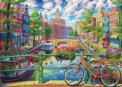 Puzzel Magie van de Amsterdamse gracht 1000 stukjes SCHMIDT