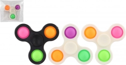 Spinner bubble pops plastic 7 cm – antistress speelgoed 3 kleuren