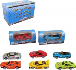 Raceauto's 7 cm met vrijlopende wielen