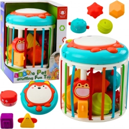 Interactieve sensorische kubus met vos, licht en geluiden