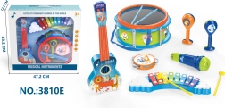 Grote set muziekinstrumenten voor kinderen