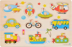 Houten Inlegpuzzel Vervoer