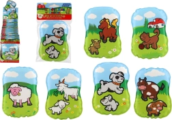 Piepende knuffelkussen Mijn eerste diertjes 12 × 9 × 2 cm