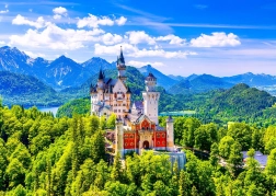 Puzzel Slot Neuschwanstein in de zomer 1000 stukjes