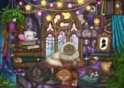 Puzzel Katten en Bank 1000 stukjes